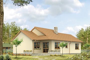  Projekt domu Szyper 8 (BSA1447) - projekt domu parterowego - Zdjęcie 2