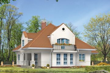  Projekt domu Ocean 2 (BSA1449) - projekt domu parterowego z poddaszem - Zdjęcie 2