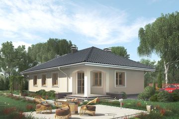  Projekt domu Kira (1071) (KRD1984) - projekt domu parterowego - Zdjęcie 2