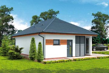  Projekt budynku gospodarczego G315 budynek gospodarczy (SLN2127) - projekt budynku parterowego - Zdjęcie 2