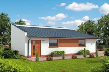  Projekt budynku gospodarczego G318 budynek gospodarczy (SLN2131) - projekt budynku parterowego - Zdjęcie 2