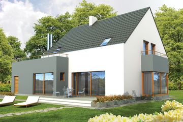  Projekt domu Igor G1 (WRC1759) - projekt domu parterowego z poddaszem - Zdjęcie 2