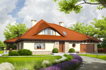  Projekt domu Petra II G2 (WRC2290) - projekt domu parterowego z poddaszem - Zdjęcie 2