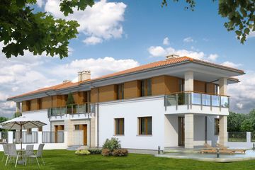  Projekt domu Gemini (BSA1671) - projekt domu z pełnym piętrem - Zdjęcie 2