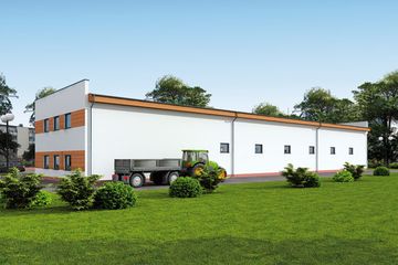  Projekt budynku gospodarczego G313 budynek gospodarczy (SLN2133) - projekt budynku parterowego - Zdjęcie 2