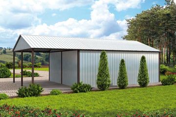  Projekt budynku gospodarczego GB28 projekt budynku gospodarczego (SLN2140) - projekt budynku parterowego - Zdjęcie 2