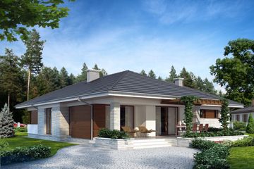  Projekt domu Driada 2 (BSE1002) - projekt domu parterowego - Zdjęcie 2