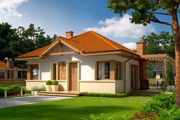  Projekt domu Tosia energo (WRC2381) - projekt domu parterowego - Zdjęcie 2