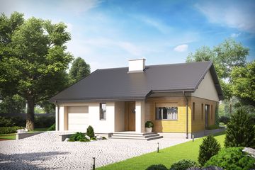  Projekt domu Armando G1 energo (WRC2386) - projekt domu parterowego - Zdjęcie 4