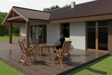  Projekt domu 036 Signum (GDB1018) - projekt domu parterowego - Zdjęcie 2