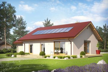  Projekt domu Kornel III G1 energo (WRC2399) - projekt domu parterowego - Zdjęcie 2