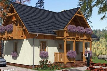  Projekt domu L-30 Dom tradycyjny (BBD1037) - projekt domu parterowego z poddaszem - Zdjęcie 2