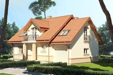  Projekt domu Koralgol (BSB1035) - projekt domu parterowego z poddaszem - Zdjęcie 2