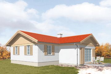  Projekt domu Delfin (KSA1012) - projekt domu parterowego - Zdjęcie 2