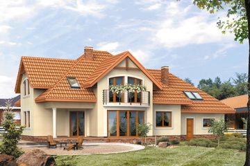  Projekt domu Allegro 2 (BSA1311) - projekt domu parterowego z poddaszem - Zdjęcie 2
