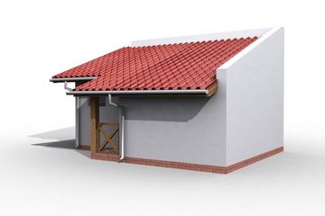  Projekt garażu G14 (SLN1113) - projekt garażu parterowego - Zdjęcie 2