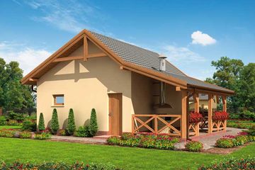  Projekt garażu G37 (SLN1133) - projekt garażu parterowego - Zdjęcie 2