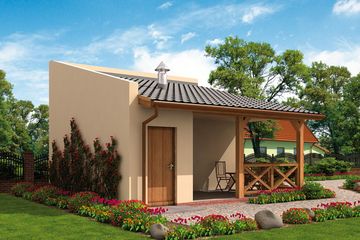  Projekt budynku gospodarczego G45 Budynek Gospodarczy (SLN1139) - projekt budynku parterowego - Zdjęcie 2