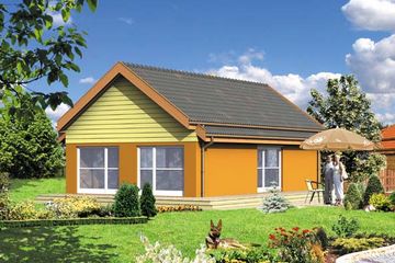  Projekt domu WB-0061 (KRA3624) - projekt domu parterowego - Zdjęcie 2