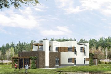  Projekt domu Apollo 2 (BSA1335) - projekt domu z pełnym piętrem - Zdjęcie 2