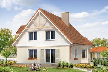  Projekt domu Berberys (BSA1342) - projekt domu parterowego z poddaszem - Zdjęcie 2