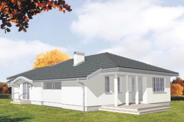  Projekt domu Pasja (KSA1086) - projekt domu parterowego - Zdjęcie 2