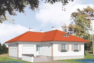  Projekt domu Prado (KSA1087) - projekt domu parterowego - Zdjęcie 2