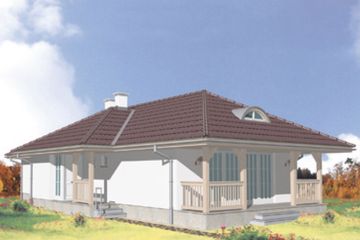  Projekt domu Teksas (KSA1091) - projekt domu parterowego - Zdjęcie 2