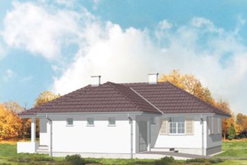  Projekt domu Anna (KSA1094) - projekt domu parterowego - Zdjęcie 2