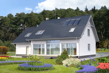  Projekt domu Montreal II DCP180a (WOB1050) - projekt domu parterowego z poddaszem - Zdjęcie 2