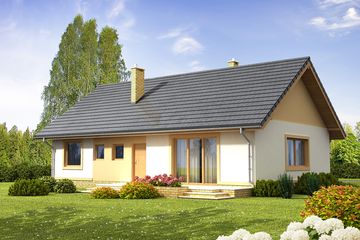  Projekt domu Sezam 2 energo (WOF1036) - projekt domu parterowego - Zdjęcie 2