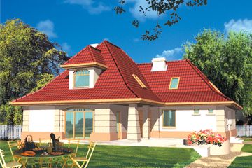  Projekt domu Antonina G2 (WRC2362) - projekt domu parterowego z poddaszem - Zdjęcie 2