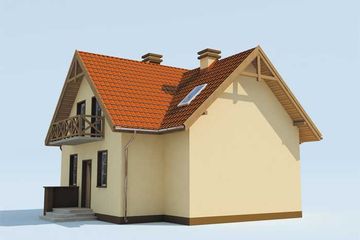  Projekt domu Panama (SLN1062) - projekt domu parterowego z poddaszem - Zdjęcie 2