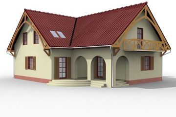  Projekt domu Perugia (SLN1064) - projekt domu parterowego z poddaszem - Zdjęcie 2