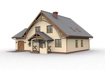  Projekt domu Casa Grande (SLN1041) - projekt domu parterowego z poddaszem - Zdjęcie 2