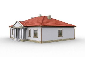  Projekt domu San Remo (SLN1069) - projekt domu parterowego - Zdjęcie 2