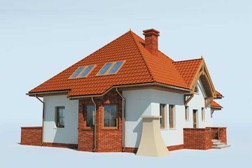  Projekt domu Valencia (SLN1076) - projekt domu parterowego z poddaszem - Zdjęcie 2