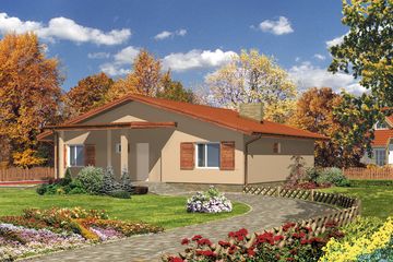  Projekt domu WB-3315 (KRA3534) - projekt domu parterowego - Zdjęcie 2