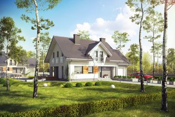  Projekt domu Dakota (BBE1005) - projekt domu parterowego z poddaszem - Zdjęcie 2