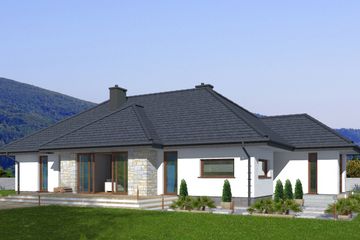  Projekt domu Genewa (BBE1010) - projekt domu parterowego - Zdjęcie 2