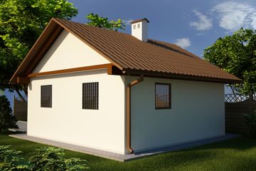  Projekt budynku gospodarczego G4 - Budynek gospodarczy (PRA1003) - projekt budynku parterowego - Zdjęcie 2