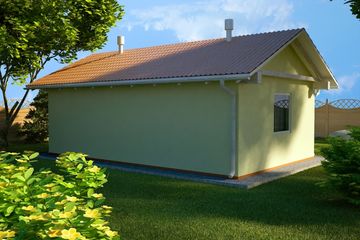  Projekt budynku gospodarczego G5 - Budynek gospodarczy (PRA1004) - projekt budynku parterowego - Zdjęcie 2
