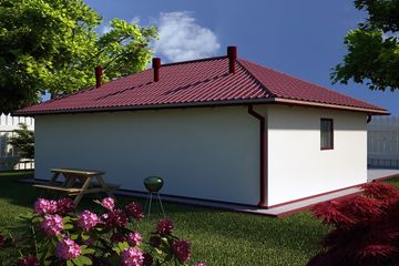  Projekt budynku gospodarczego G9 - Budynek gospodarczy (PRA1008) - projekt budynku parterowego - Zdjęcie 2