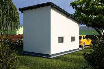  Projekt garażu G14 - Budynek garażowy (PRA1013) - projekt garażu parterowego - Zdjęcie 2