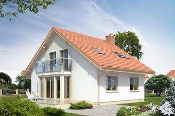  Projekt domu Boguśka dr-T (BSA1568) - projekt domu parterowego z poddaszem - Zdjęcie 2