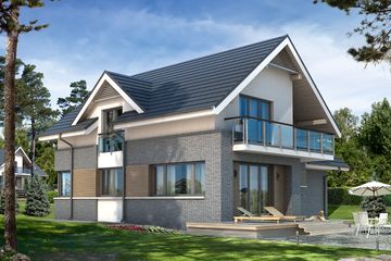  Projekt domu Jaspis 4 (BSA1573) - projekt domu parterowego z poddaszem - Zdjęcie 2