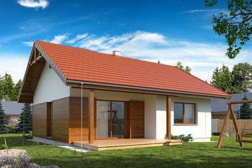  Projekt domu Gaja (BSE1033) - projekt domu parterowego - Zdjęcie 2