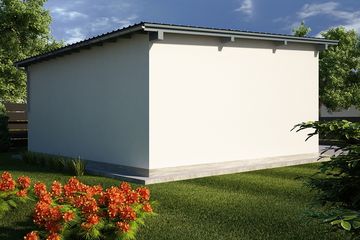  Projekt garażu G26 - Budynek garażowy (PRA1025) - projekt garażu parterowego - Zdjęcie 2