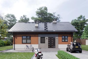  Projekt domu Kubuś (1322) (KRD2467) - projekt domu parterowego - Zdjęcie 2