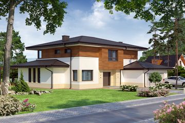  Projekt domu Salomon (WRW1029) - projekt domu z pełnym piętrem - Zdjęcie 2